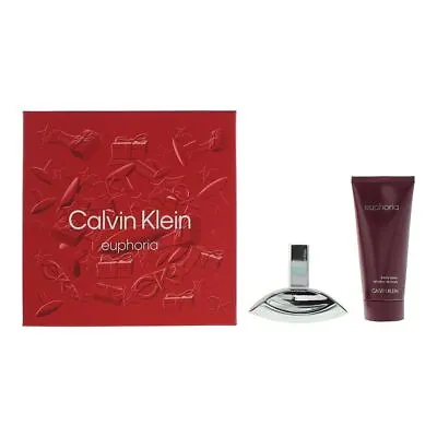 Calvin Klein Euphoria For Women 2 Piece Gift Set For Women • £38.78
