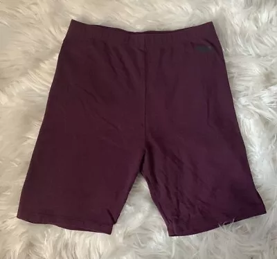 Burgundy Yoga Shorts From Pink Victoria Secret Size XS • $12