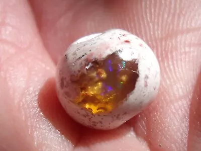 3.82 Ct. Mexican Cantera Fire Opal Bead For Necklace Jewelry • $125