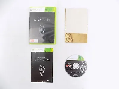 Mint Disc Xbox 360 The Elder Scrolls V Skyrim - Inc Manual And Map Free Postage • $9.90