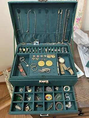 Vintage Lot Of Vintage To Modern Costume Jewelry Box Some Signed • $350