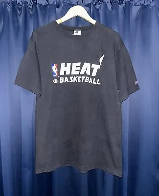 Vintage Champion Miami Heat T-shirt- Size: Large • $50