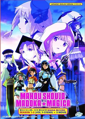 Puella Magi Madoka Magica + Magia Record Season 1-3 + 3 Movie | DVD | Dual Audio • $31.70