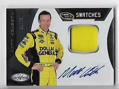 Matt Kenseth 2016 Panini Certified Sprint Cup Signature Swatches Autograph 58/75 • $14.99