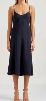 $108 • Buy Scanlan Theodore Black Basic Slip Dress