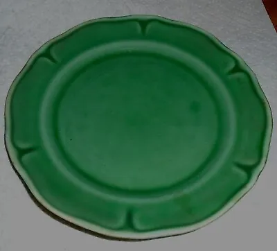 Vintage 1930's Green Petalware Bread & Butter Plate By Mt Clemens Pottery Co. H1 • $12.95