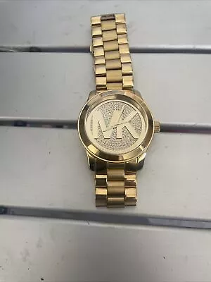 Michael Kors Watch Men Gold Diamond • $50