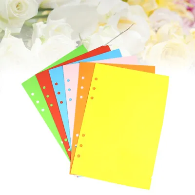 £6.23 • Buy 6 Pcs Tab Dividers A5 6-Holes Creative Colored For Ring Binders Notebook