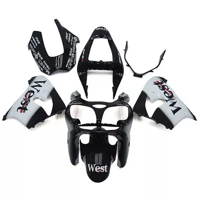 Motorcycle Black White ABS Plastic Fairing Fit For 02 03 ZX9R 2002 2003 Bodywork • $409.95