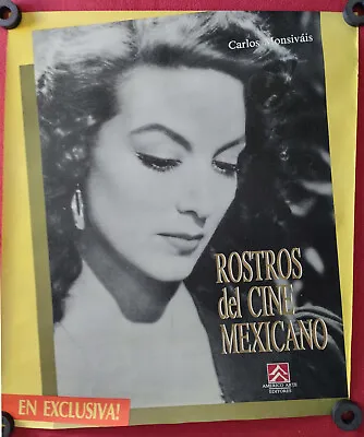 Maria Felix: Rostros Del Cine Mexicano Advertising Poster For 1997 Book • $14.99