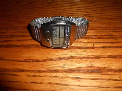 Vintage Seiko Chronograph Watch M159-5059 Digital Watch 1978 James Bond • $159.95