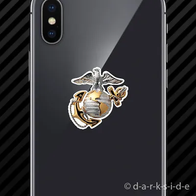 (2x) USMC EGA Cell Phone Sticker Mobile Eagle Globe Anchor Marines Marine • $3.99