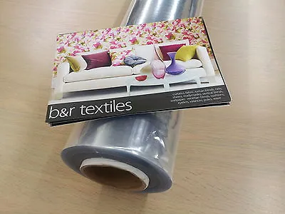 Clear Pvc Vinyl Oilcloth Tablecloth Waterproof Seat Table Protector Coverings • £3.50