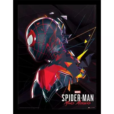 Spider-Man Miles Morales - System Shock - Official 30x40cm Framed Print Wall Art • £18.99