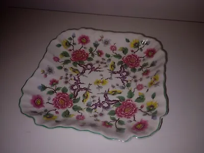 James Kent Old Foley Staffordshire Chinese Roses Serving Dish • £6.99