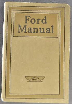 1914 Ford Model T Owners Manual Touring Town Car Excellent Orig 14 Not A Reprint • $67.45