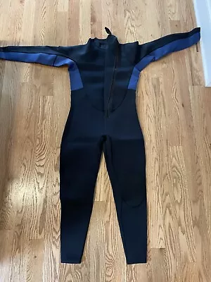 FULL WETSUIT NEW Black W/blue Trim Adult XL • $39.99