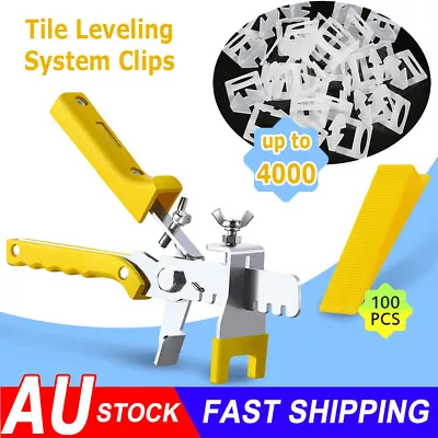 BULK Tile Leveling System Clips Wrench Wedge Spacer Tiling Tool Floor Wall Plier • $16.99