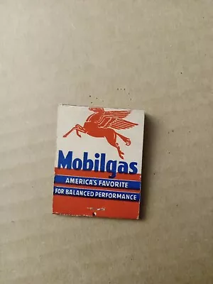 Vintage Mobilgas Unused Matchbook. 1940s-60s • $5