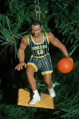 Mark Jackson Indiana Pacers Christmas Tree Ornament Basketball #13 Blue Jersey • $9