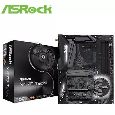 Asrock X470 Taichi Gaming Motherboard • $380