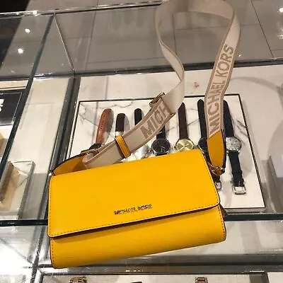 Michael Kors Women Lady Zip Around Wallet Crossbody Bag Handbag Messenger Purse • $120