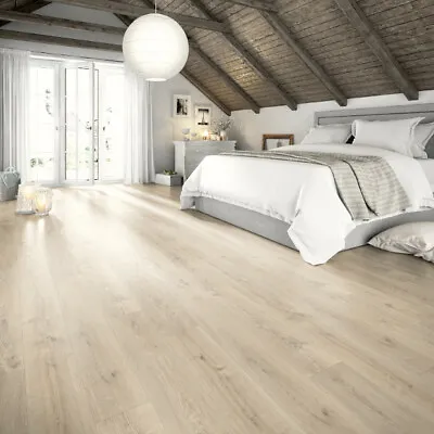 £0.99 • Buy Comfort Natural Loami Oak Cork Eco Flooring Click Brown Laminate Packs/Samples