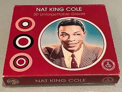 Nat King Cole - 50 Unforgettable Greats - 2 CD Albums Box Set - 2005 Remastered • £7.95