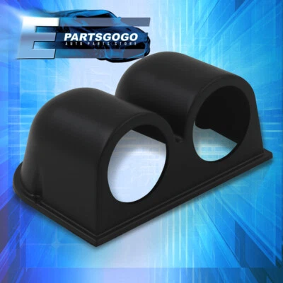$12.99 • Buy For 240SX S13 S14 Fairlady 52MM Black ABS Plastic Gauge Meter Dual Pod Dashboard