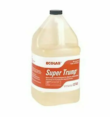 ECOLAB Super Trump 6112740 Detergent For Machine Warewashing- 1 Gallon • $49.99