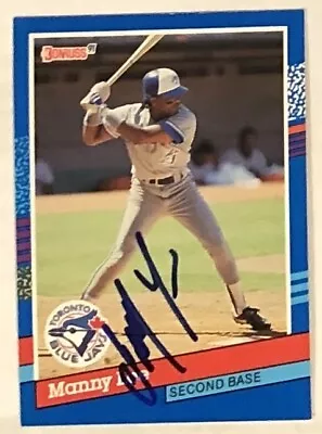 1991 Donruss Manny Lee Toronto Blue Jays Autograph Signed On Card #211 • $8.99