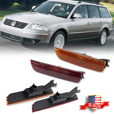 4PCS OE-Style Front & Rear Bumper Side Marker Light For 2001-2005 VW Passat B5.5 • $24.99