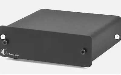 Pro-Ject Phono Box DC MM/MC Phono Preamp With Line Output (Black) - New • $90
