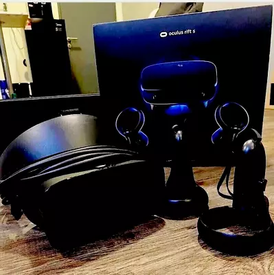 Meta Oculus Rift S Gaming Headset PC-Powered VR Virtual Reality *Complete TESTED • £129.99