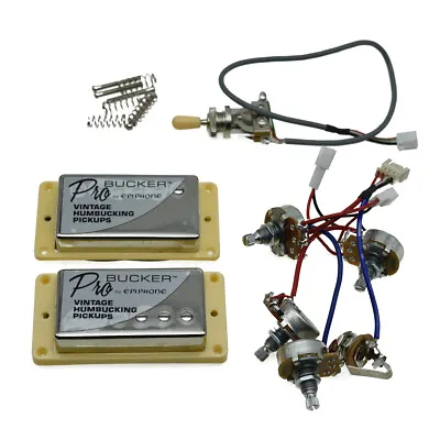 LP ProBucker Humbucker Pickups With Wiring Harness For Epiphone Les Paul • $54.99