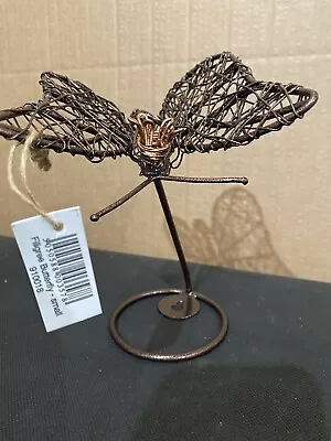 £5.95 • Buy Garden Butterfly Wall Art Metal Bronze 