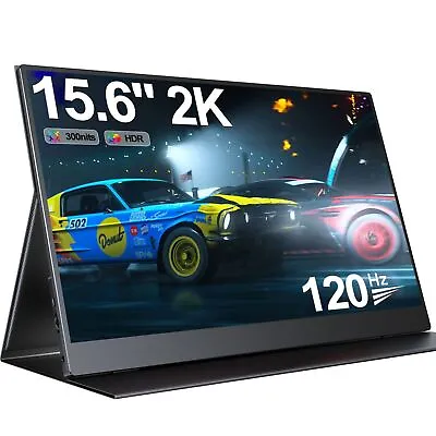 Used | 2K 120Hz Monitor Portable Monitor 15.6'' 2560x1440 Screen Gaming Monitor • $62.99