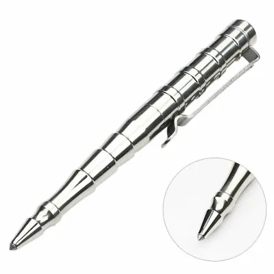 EDC Stainless Steel Signature Pen Ballpoint Rollerball Tactical Pens G2 Refills • $17.05