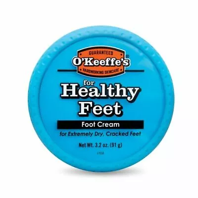 O'Keeffe's Healthy Foot Cream 3.2 Oz Jar For Dry Feet 6b • $11.99