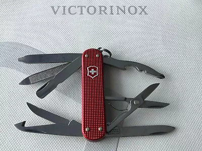 Victorinox Swiss Army Knife Minichamp Alox Red New Boxed 0.6381.20 • $209