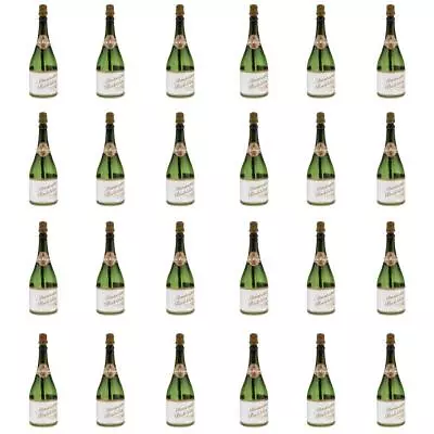 24x Mini Champagne Bubbles Bottle Wedding Party Favors Party Supplies • £13.55