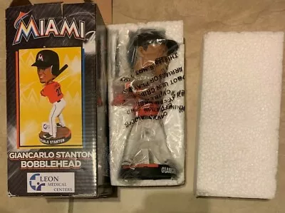 Giancarlo Stanton Florida Marlins Bobble Head NEW In Original Box 2012 • $35.95