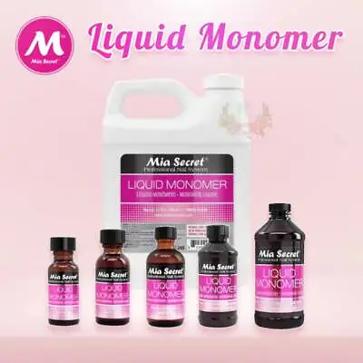 Mia Secret Liquid Monomer - Nail Acrylic System [All Size Available/ Odorless] • $13.99