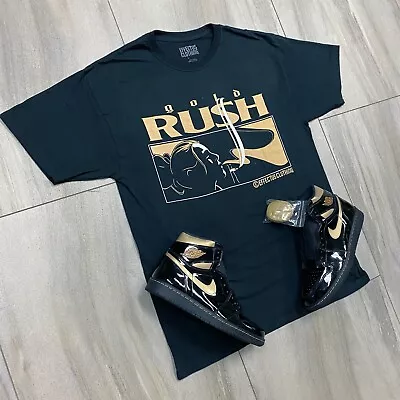 Tee To Match Air Jordan Retro 1 Metallic Gold. Gold Rush Tee  • $26.25