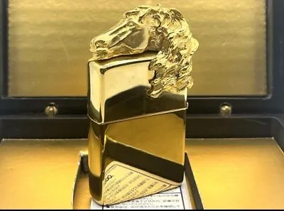 Rare Zippo Limited Edition Sculpture Horse 3D Gold Plated Lighter • $659.85