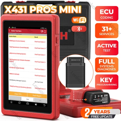 $559 • Buy LAUNCH X431 Pros Mini V+ Pro Elite Bidirectional Diagnostic Scanner Key Coding