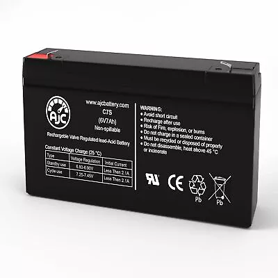Leoch DJW6-7.0 6V 7Ah Sealed Lead Acid Replacement Battery • $20.39