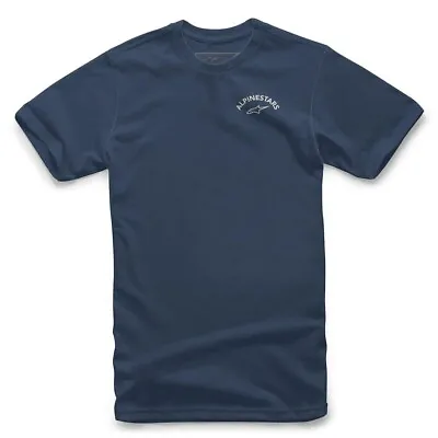 £27.99 • Buy Alpinestars Astars Casual Arced Tee Short Sleeved T-Shirt - Navy