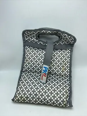 $18 • Buy PK 2 By Pack It Grey & White Freezable Lunch Bag Holds Wine Bottles Foldable 