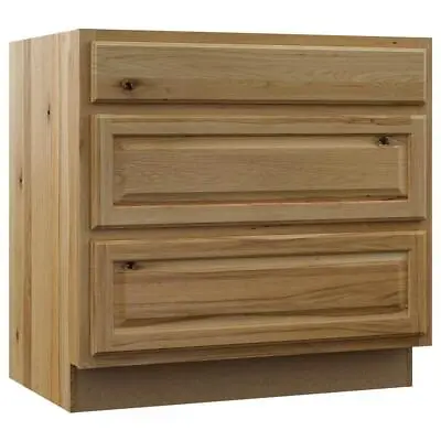 Hampton Bay Assembled Kitchen Cabinet+Drawer Natural Hickory+Full Extend Glide • $690.66